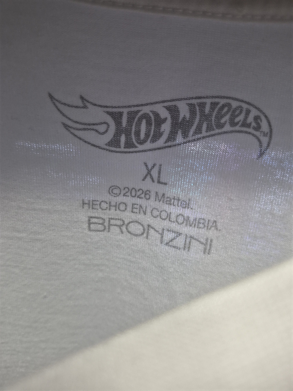 Hot Wheels Men's White Short Sleeve Tee by Hot Wheels